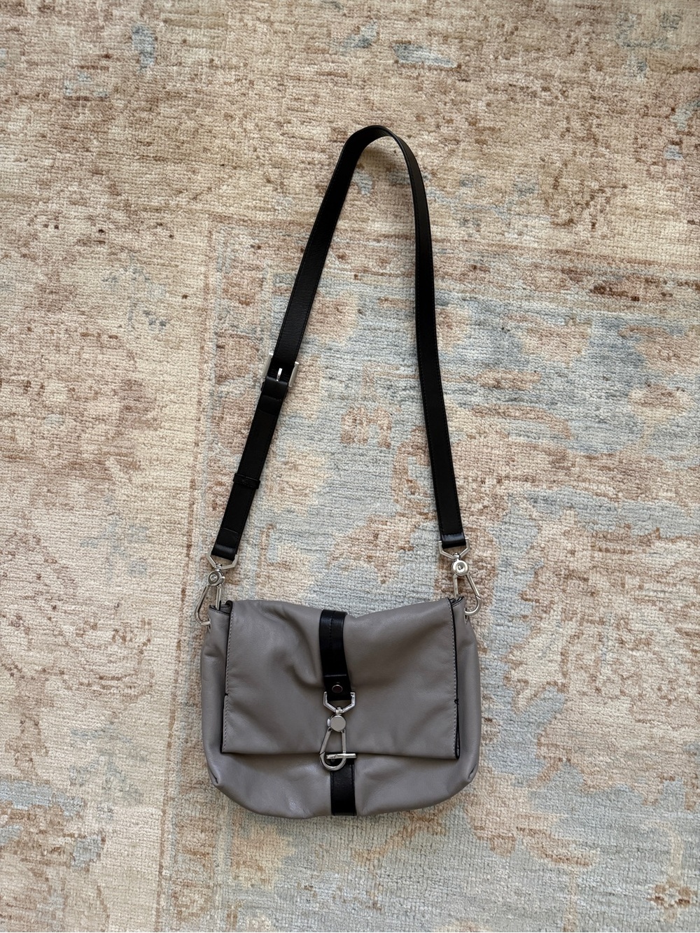 & Other Stories Mini Leather Buckle Crossover Bag